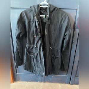 Size Sm Black spring coat